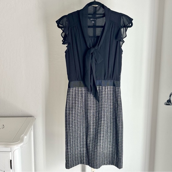 Banana Republic Dresses & Skirts - Banana Republic Docking Tweed Skirt Dress with Black Chiffon Secretary Blouse,